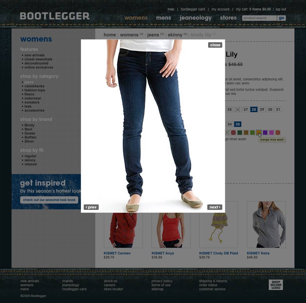 Product Detail Page (Product Image Zoom)