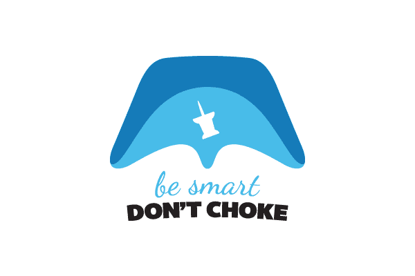Be Smart, Don't Choke Logo